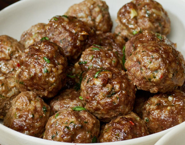 Roasted meatballs